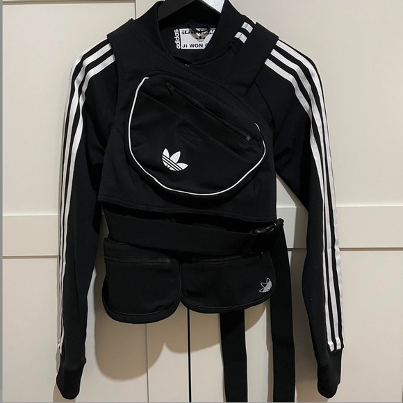 Adidas Ji Won Choi x Olivia Oblanc SST Track Top w/Removable Bag Small - Picture 2 of 7
